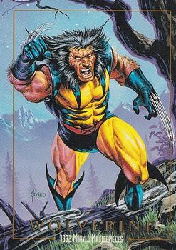 Marvel Masterpieces - 1992 - 094 - Wolverine Vintage Trading Card Singles Skybox   