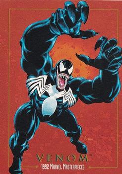 Marvel Masterpieces - 1992 - 097 - Venom Vintage Trading Card Singles Skybox   