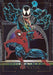Marvel Masterpieces - 1992 - Battle Spectra - 04-D    - Spider-Man vs Venom Vintage Trading Card Singles Skybox