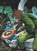 Marvel Masterpieces - 1992 - Battle Spectra - 05-D    - Captain America vs Red Skull Vintage Trading Card Singles Skybox