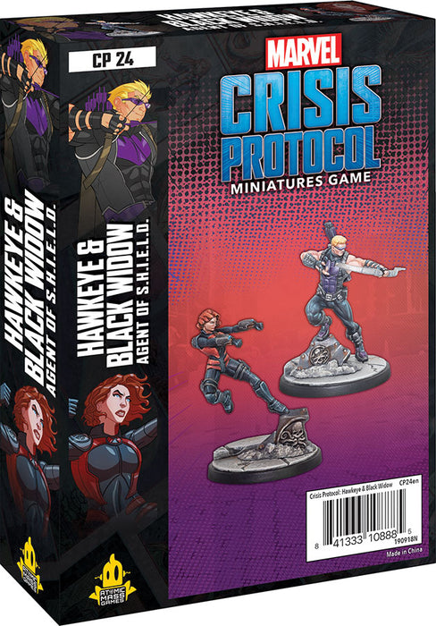 Marvel: Crisis Protocol - Hawkeye and Black Widow Character Pack Board Games ASMODEE NORTH AMERICA   