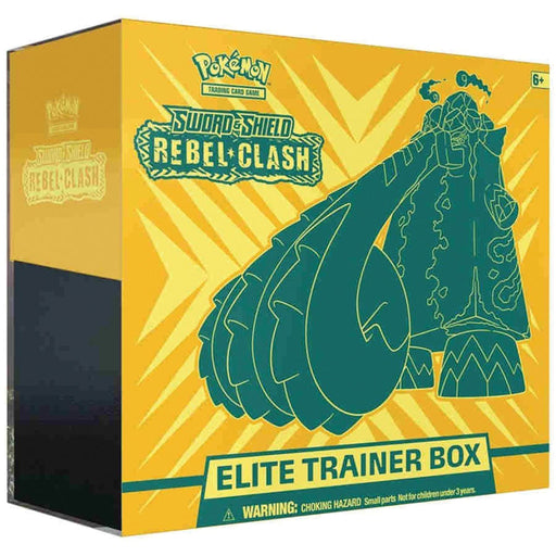 Pokemon TCG: Sword & Shield - Rebel Clash Elite Trainer Box CCG POKEMON COMPANY INTERNATIONAL   