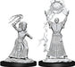 Dungeons & Dragons Nolzur`s Marvelous Unpainted Miniatures: W12 Drow Mage & Drow Priestess Miniatures WizKids   