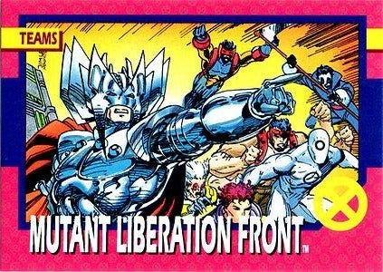 Marvel X-Men 1992 - 077 -  Mutant Liberation Front Vintage Trading Card Singles Impel