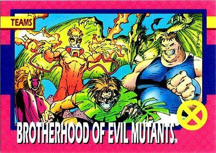 Marvel X-Men 1992 - 078 -  Brotherhood of Evil Mutants Vintage Trading Card Singles Impel   