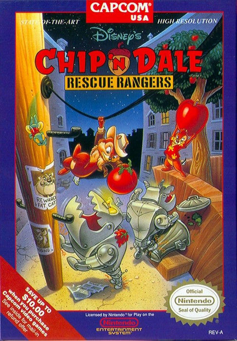 Chip N Dale Rescue Rangers - NES - Loose Video Games Nintendo   