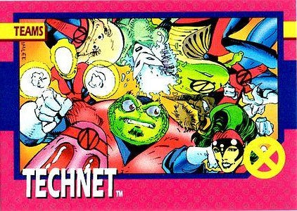 Marvel X-Men 1992 - 080 -  Technet Vintage Trading Card Singles Impel