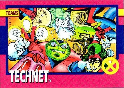 Marvel X-Men 1992 - 080 -  Technet Vintage Trading Card Singles Impel   