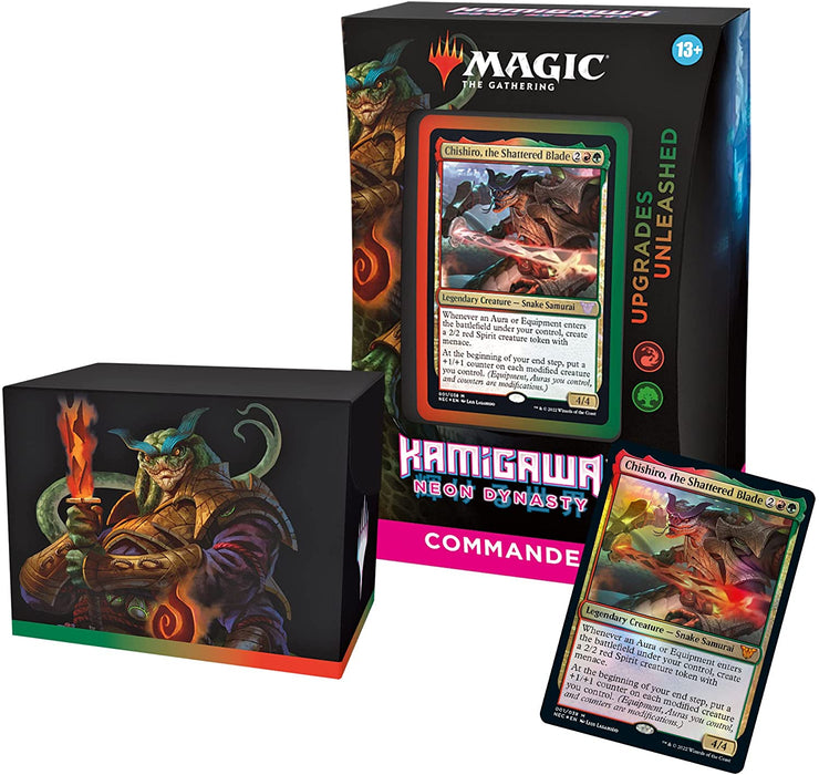 Magic the Gathering CCG: Kamigawa - Neon Dynasty Commander - Upgrades Unleashed CCG WIZARDS OF THE COAST, INC   