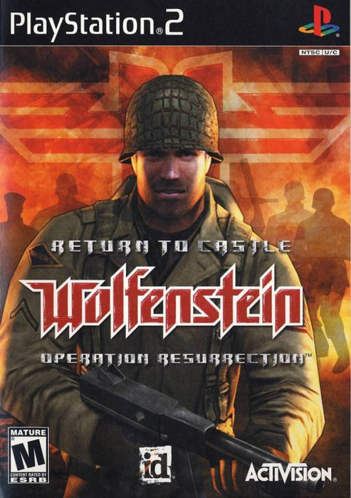 Return to Castle Wolfenstein - Playstation 2 - Complete Video Games Sony   