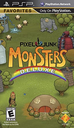 Pixel Junk Monsters Deluxe - PSP - Complete Video Games Sony   