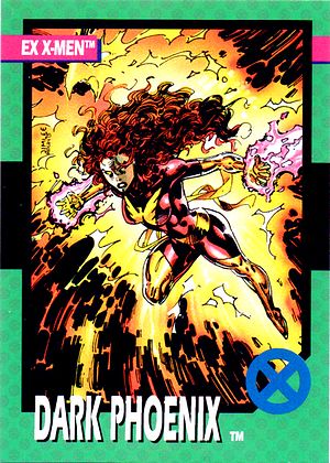 Marvel X-Men 1992 - 082 -  Dark Phoenix Vintage Trading Card Singles Impel