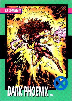 Marvel X-Men 1992 - 082 -  Dark Phoenix Vintage Trading Card Singles Impel   