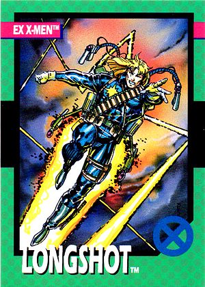 Marvel X-Men 1992 - 083 -  Longshot Vintage Trading Card Singles Impel   