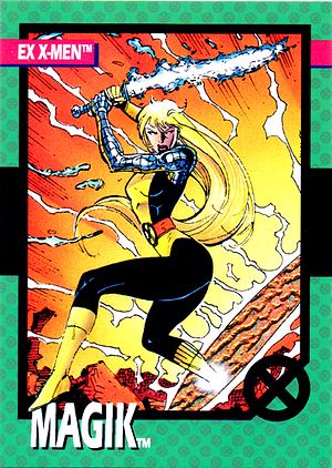 Marvel X-Men 1992 - 084 -  Magik Vintage Trading Card Singles Impel