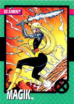 Marvel X-Men 1992 - 084 -  Magik Vintage Trading Card Singles Impel   