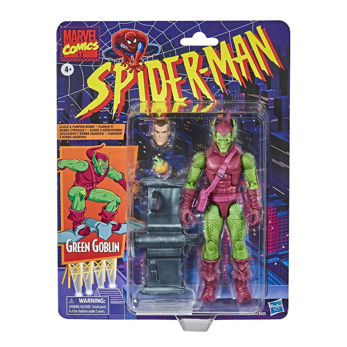 Marvel Legends - Spider-Man Retro Green Goblin - New Vintage Toy Heroic Goods and Games   