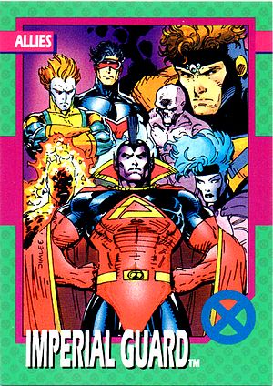 Marvel X-Men 1992 - 087 -  Imperial Guard Vintage Trading Card Singles Impel   