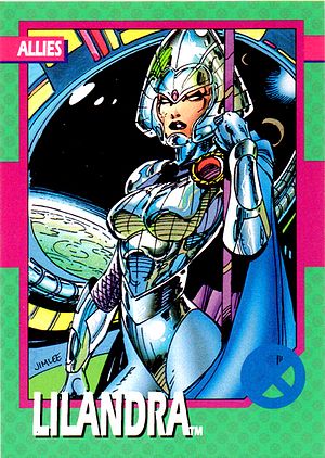 Marvel X-Men 1992 - 088 -  Lilandra Vintage Trading Card Singles Impel   