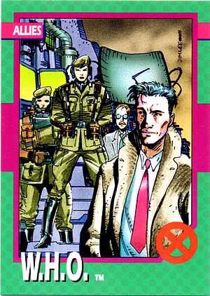Marvel X-Men 1992 - 089 -  W.H.O. Vintage Trading Card Singles Impel