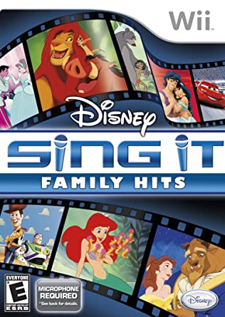 Disney Sing It - Family Hits - Wii - Complete Video Games Nintendo   