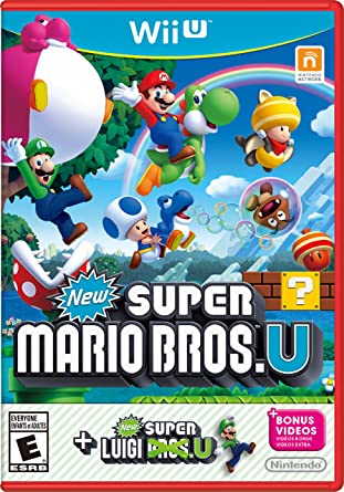New Super Marios Bros U and Luigi - Wii U- in Case Video Games Nintendo   