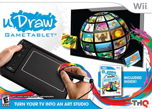 uDraw Game Table  with uDraw Studio Instant Artist - Wii - Complete Video Games Nintendo   