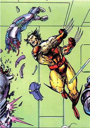 Marvel X-Men 1992 - 095 -  Wolverine Vintage Trading Card Singles Impel   