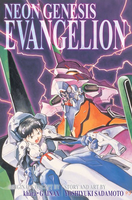 Neon Genesis Evangelion 3-In-1 Edition, Vol 01 -Includes Vols. 01, 02 & 03 Book Viz Media   