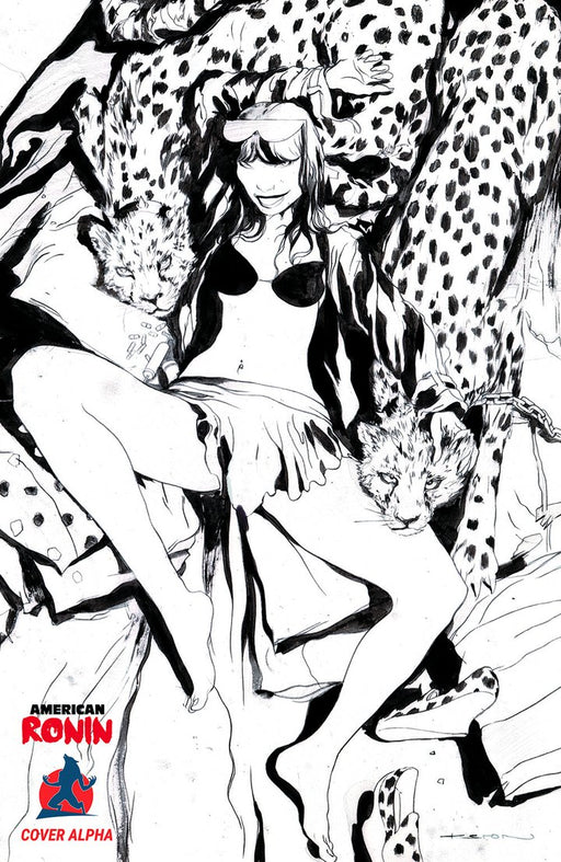 American Ronin #1 - Cover Alpha Exclusive Black and White Exclusive by Keron Grant Comics Heroic Goods and Games   