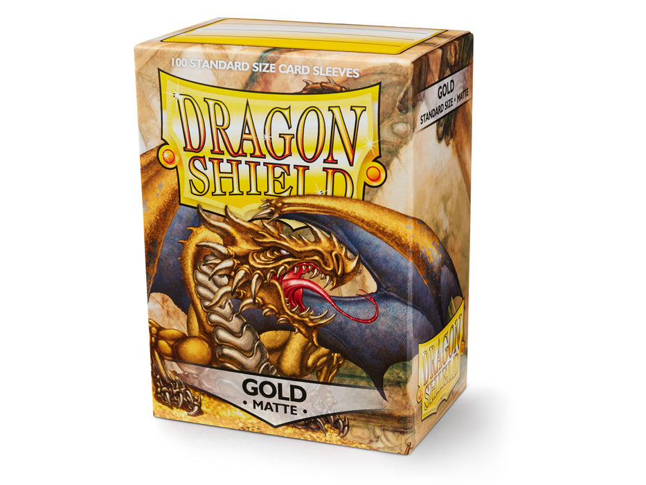 Dragon Shields: (100) Matte Gold Accessories ARCANE TINMEN   