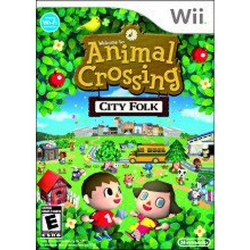 Animal Crossing - City Folk - Wii - in Case Video Games Nintendo   