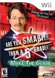 Are You Smarter Than a 5th Grader - Makes the Grade - Wii - in Case Video Games Nintendo   