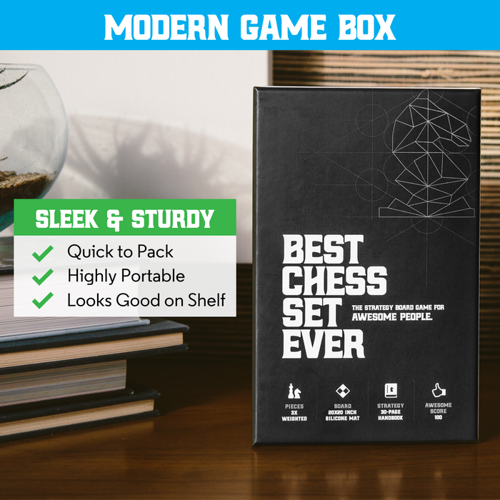 Best Chess Set Ever - Black Silicone Board Board Games Best Chess Set Ever   