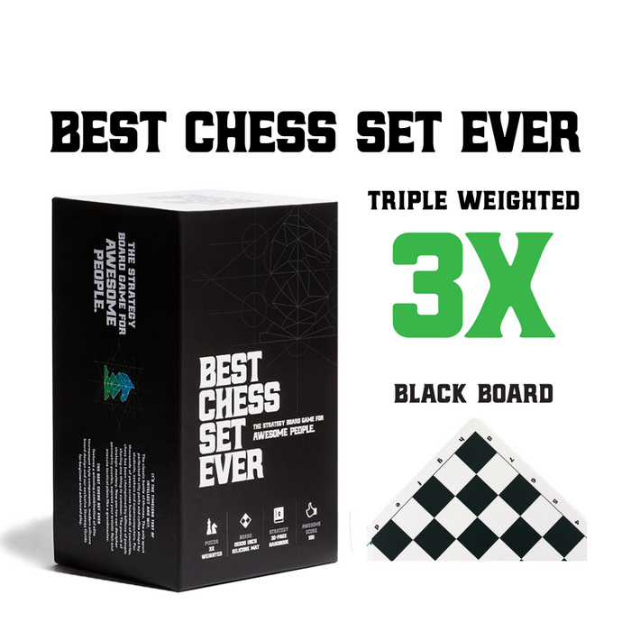 Best Chess Set Ever - Black Silicone Board Board Games Best Chess Set Ever   