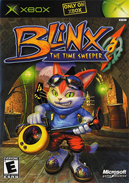 Blinx - The Time Sweeper - Xbox - in Case Video Games Microsoft   