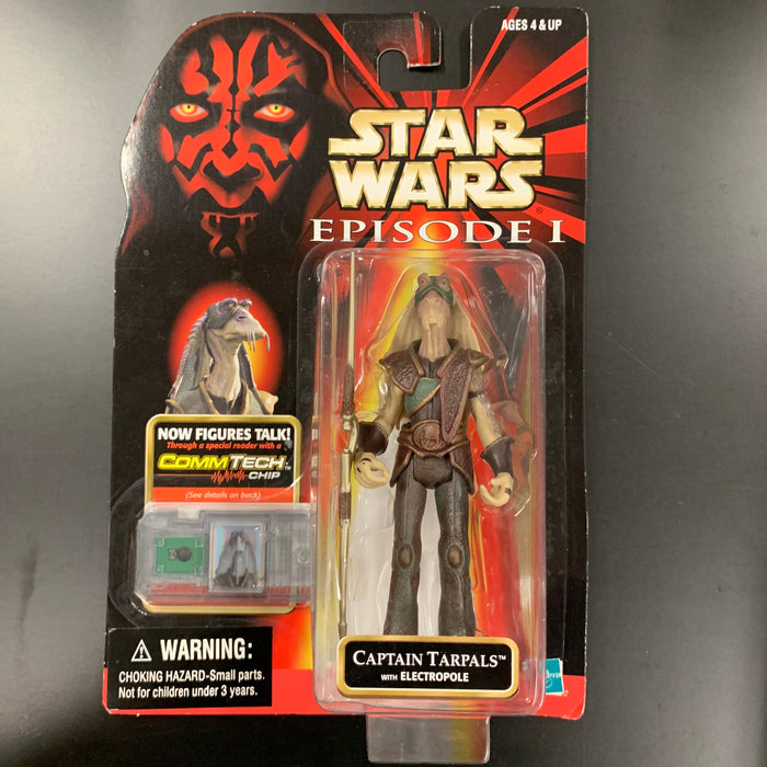 Star Wars - The Phantom Menace - Captain Tarpals with Electropole Vintage Toy Heroic Goods and Games   