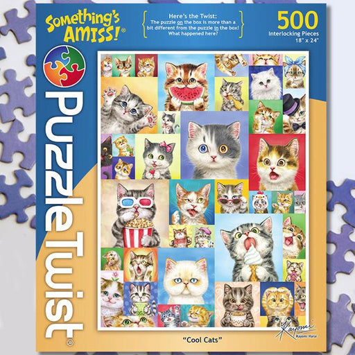 Cool Cats - 500 Pieces Puzzles Heroic Goods and Games   