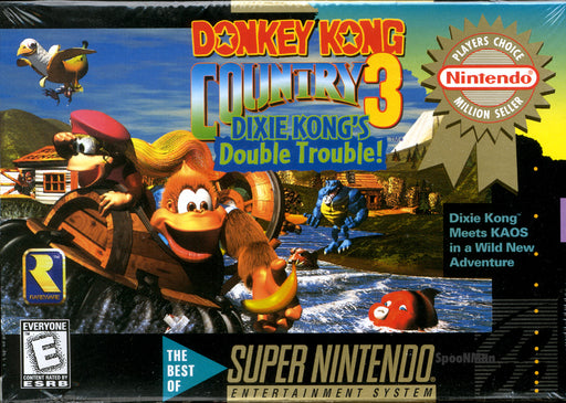 Donkey Kong Country 3 - Player's Choice - SNES- Loose Video Games Nintendo   