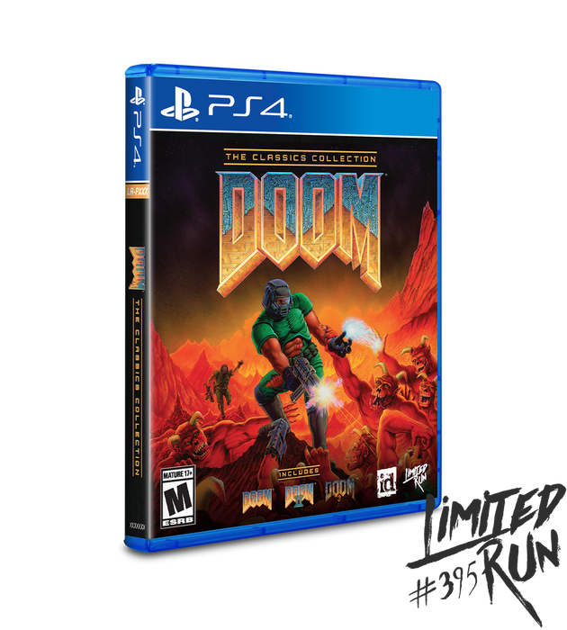 DOOM - The Classics Collection - Limited Run #395 - Playstation 4 - Sealed Video Games Limited Run   