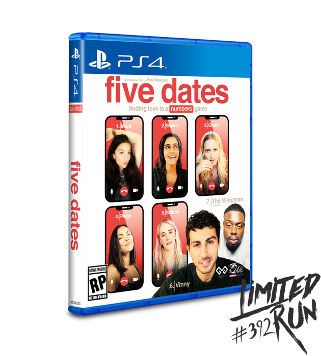 Five Dates - Limited Run #392 - Playstation 4 - Sealed Video Games Limited Run   