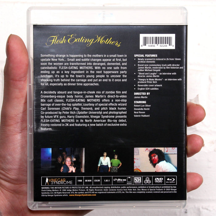 Flesh Eating Mothers - Blu-Ray/DVD - Limited Edition Slipcover - Sealed Media Vinegar Syndrome   