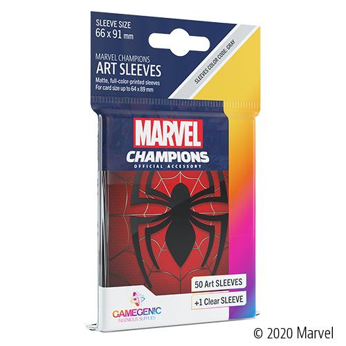 Gamegenic Marvel Champions Art Sleeves - Spider-Man Heroic Goods and Games Gamegenic Marvel Champions Art Sleeves - Spider-Man Heroic Goods and Games