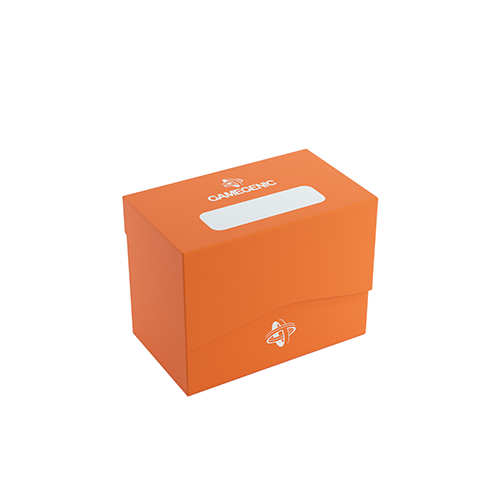Gamegenic Side Holder 80+ Card Deck Box: Orange Accessories Asmodee   