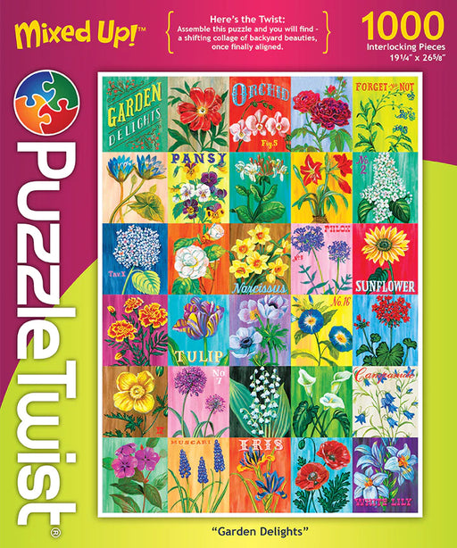 Garden Delights - 1,000 Pieces Puzzles Puzzletwist   