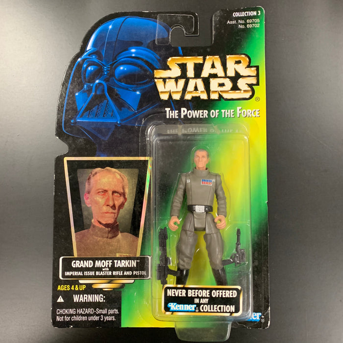 Star Wars - Power of the Force - Grand Moff Tarkin - with Imperial Issue Blaster Rifle and Pistol Vintage Toy Heroic Goods and Games   