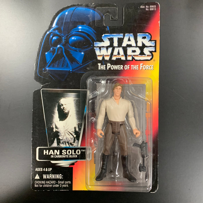 Star Wars - Power of the Force - Han Solo in Carbonite Vintage Toy Heroic Goods and Games   