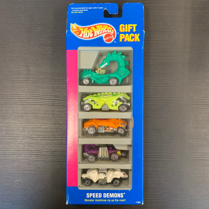 Hot Wheels Gift Set 1991 - Speed Demons Vintage Toy Heroic Goods and Games   
