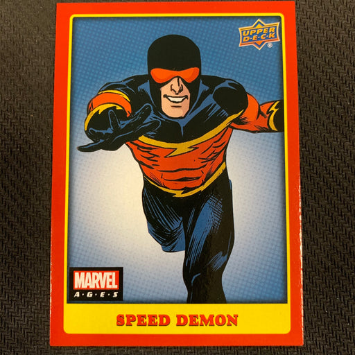 Marvel Ages 2021 - 224 - Speed Demon Vintage Trading Card Singles Upper Deck   