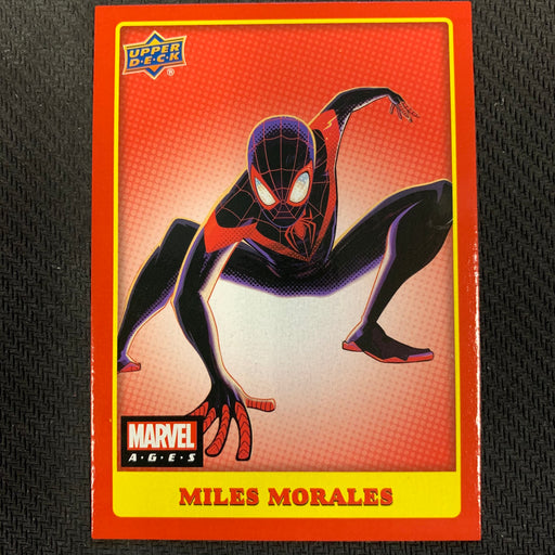 Marvel Ages 2021 - 013 - Miles Morales Vintage Trading Card Singles Upper Deck   